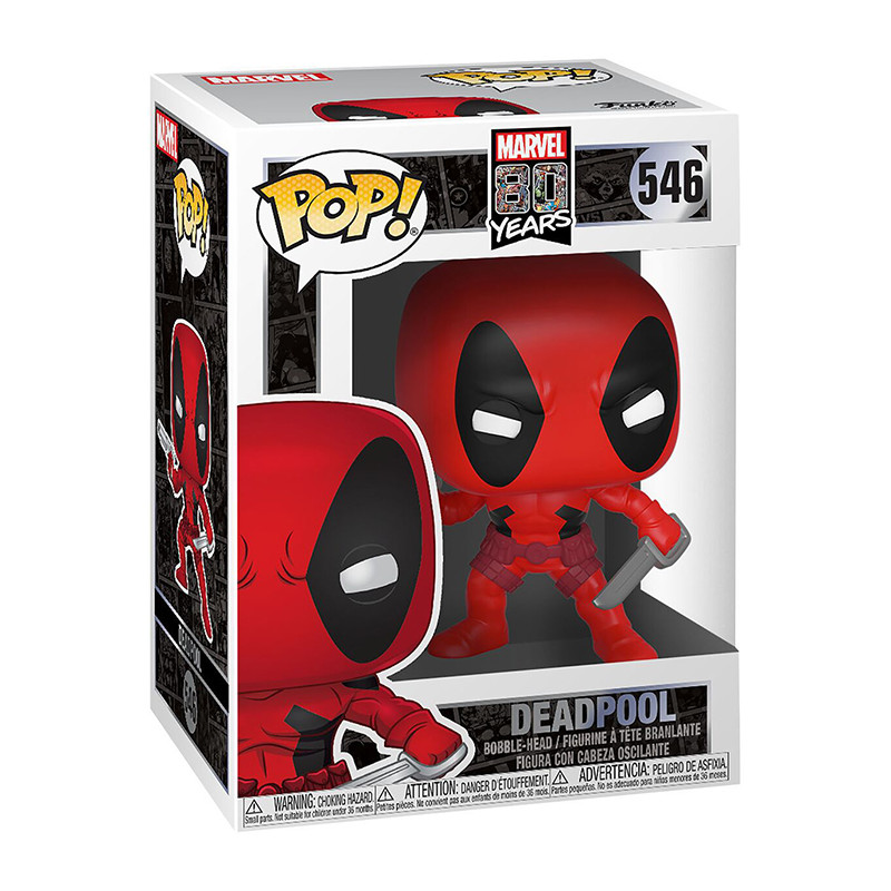 Figurine Pop Deadpool Marvel 80 ans #546 - Edition Limitée