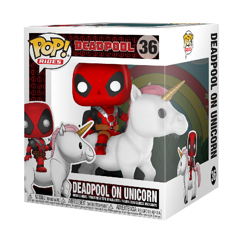 Figurine Pop Deadpool sur Licorne #36 - Edition Limitée