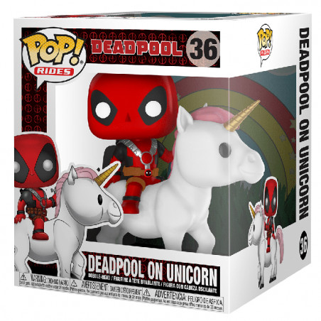 Figurine Pop Deadpool sur Licorne #36 - Edition Limitée