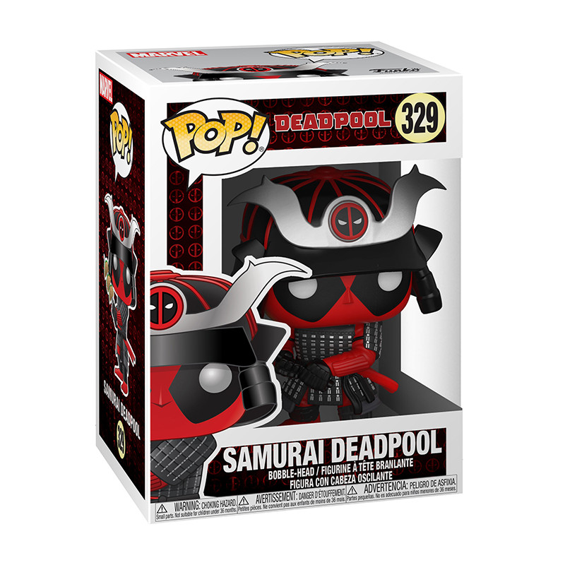 Figurine Pop Samurai Deadpool #329 - Edition Limitée