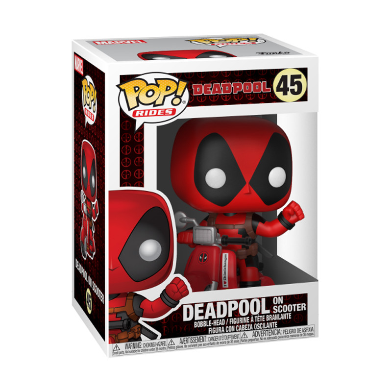 Figurine Pop Deadpool en Scooter - Edition Limitée #45