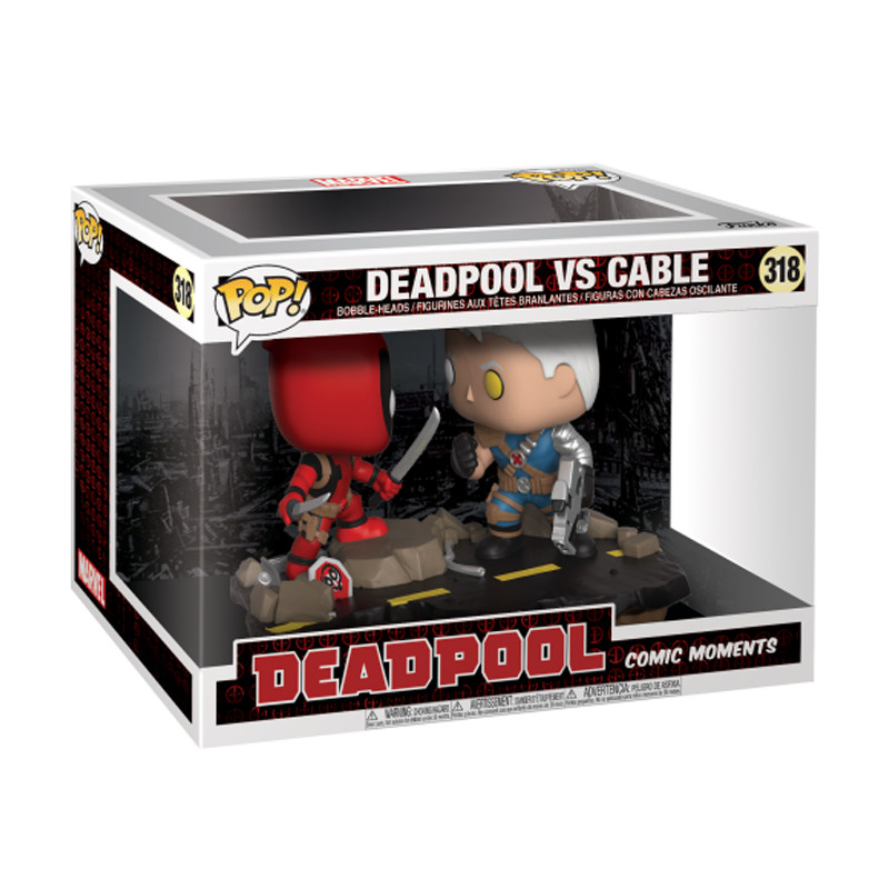 Figurines Pop Comic Moments Deadpool VS Cable #318