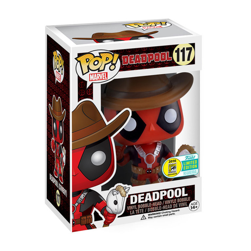 Figurine Pop Deadpool Cowboy #117 - Edition Limitée