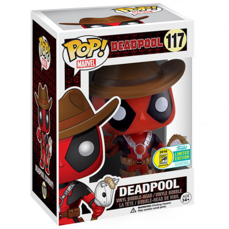 Figurine Pop Deadpool Cowboy #117 - Edition Limitée