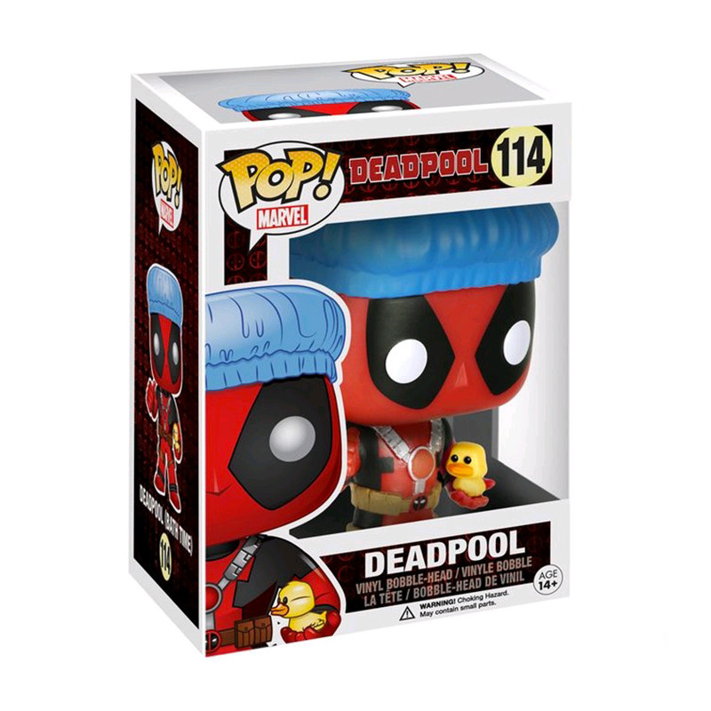 Figurine Pop Deadpool Bonnet de Douche et Canard - #114