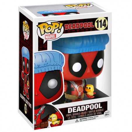 Figurine Pop Deadpool Bonnet de Douche et Canard - #114