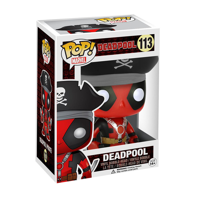 Figurine Pop Deadpool Pirate #113 - Edition Limitée