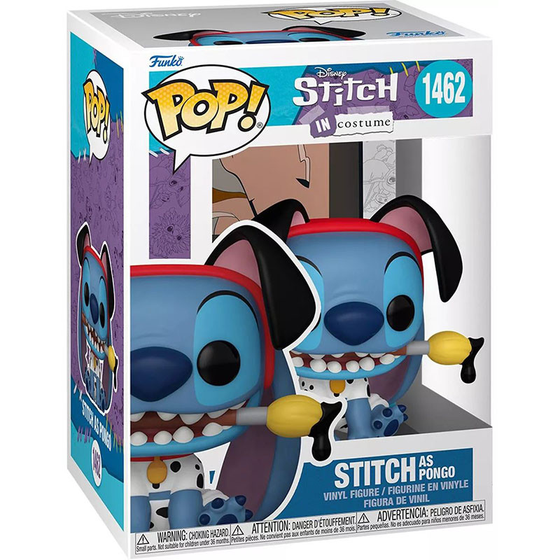 Figurine Pop Stitch en Pongo (101 Dalmatiens) - Disney