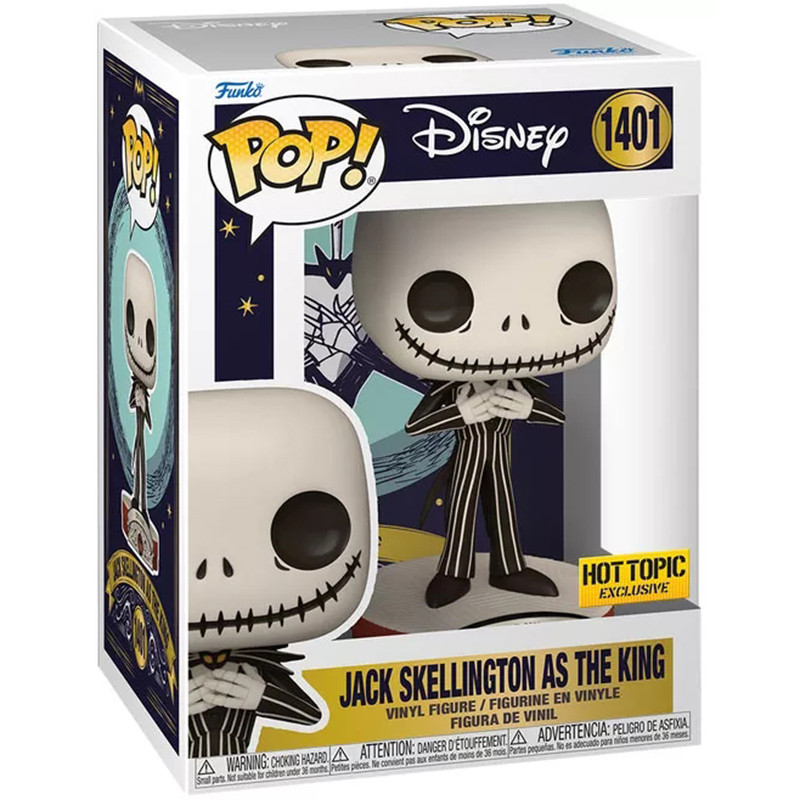 Figurine Pop Jack Skellington Roi Tarot - L'Étrange Noël de Monsieur Jack