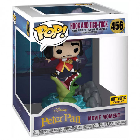 Figurine Pop Captain Hook & Tick-Tock (Peter Pan) #456