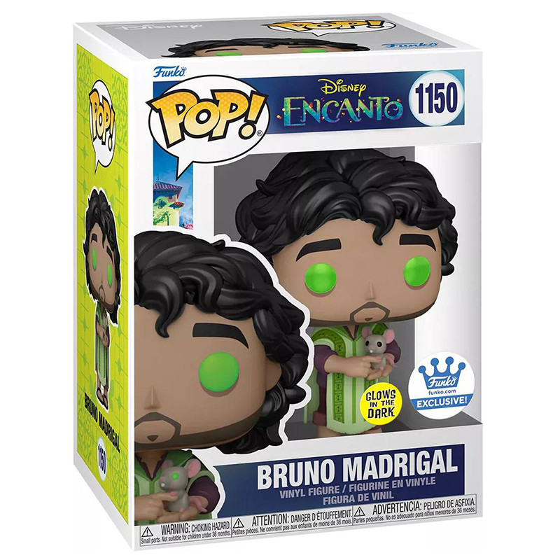 Figurine Pop Bruno Madrigal avec rat (Encanto) #1150