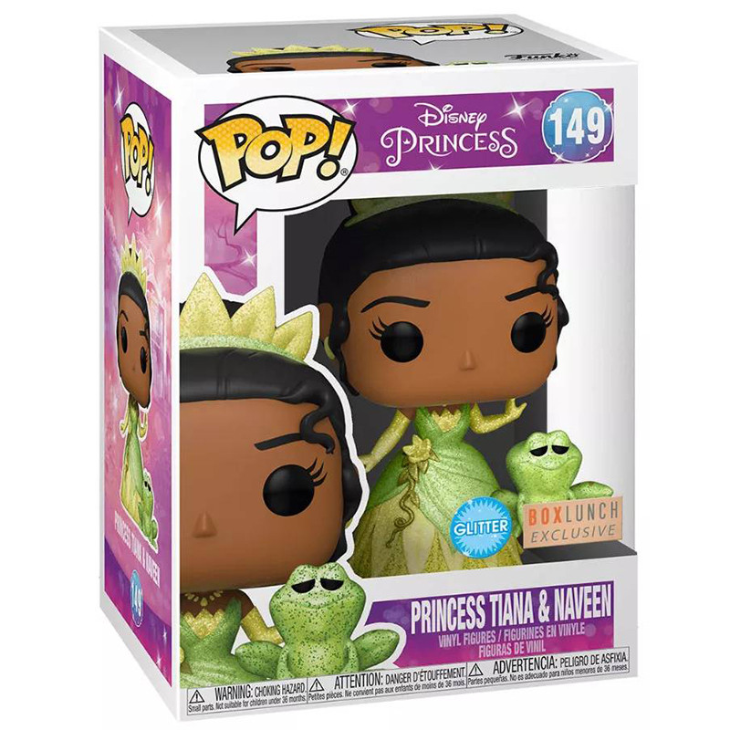 Figurine Pop Tiana et Naveen Glitter - La Princesse et la Grenouille #149