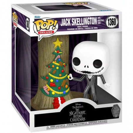 Figurine Pop Jack Skellington with Christmas Door - L'Étrange Noël de Monsieur Jack