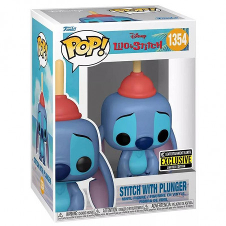 Figurine Pop Stitch with Plunger (Lilo & Stitch) - Livraison rapide