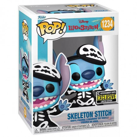 Figurine Pop Skeleton Stitch (Lilo & Stitch) - Edition Limitée Halloween