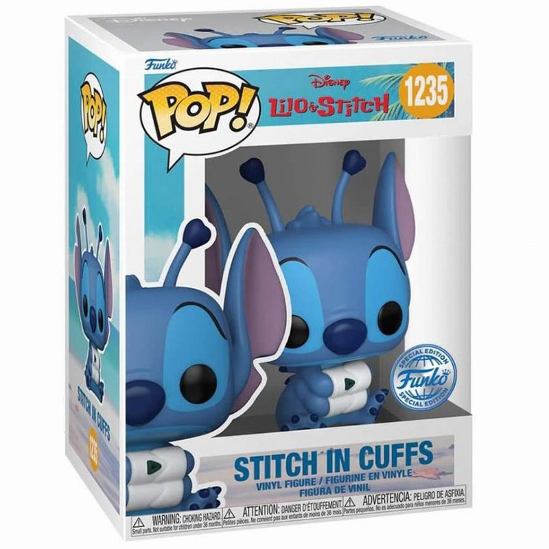 Figurine Pop Stitch menottes (Lilo & Stitch) - Officielle