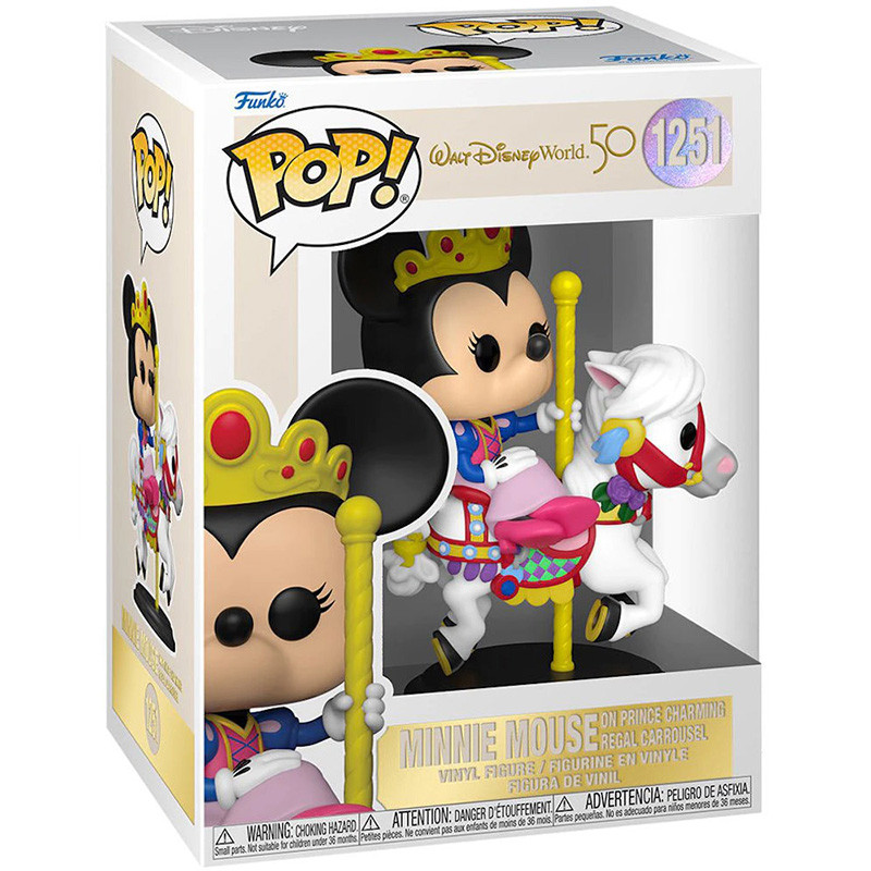 Figurine Pop Minnie Mouse sur le Carrousel Royal - Walt Disney World