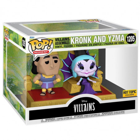 Figurine Pop Kronk & Yzma (Kuzco l'Empereur) - Villains Assemble #1205