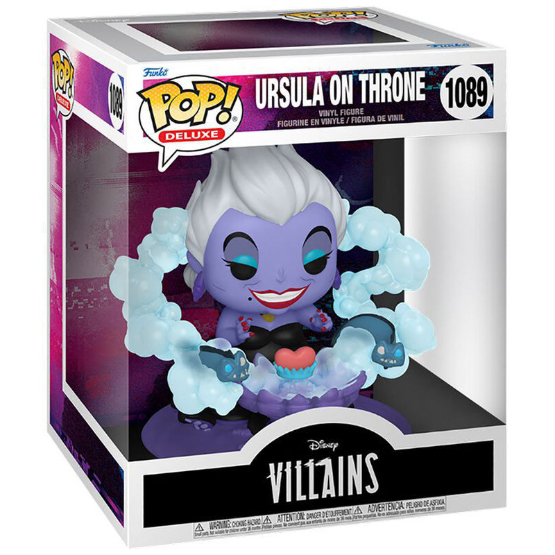 Figurine Pop Ursula Deluxe sur son trône (La Petite Sirène) #1089