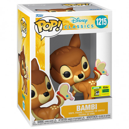 Figurine Pop Bambi et son Papillon - Disney