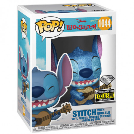 Figurine Pop Stitch avec Ukulélé (Lilo & Stitch) - Édition Diamond