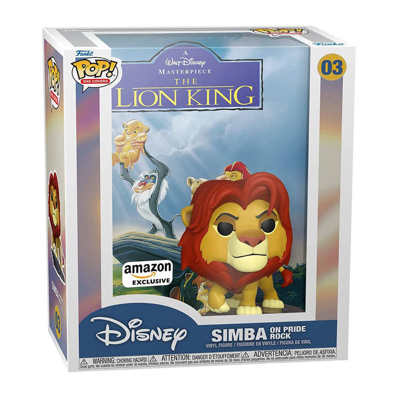 Figurine Pop Simba sur le Rocher de la Fierté - Le Roi Lion