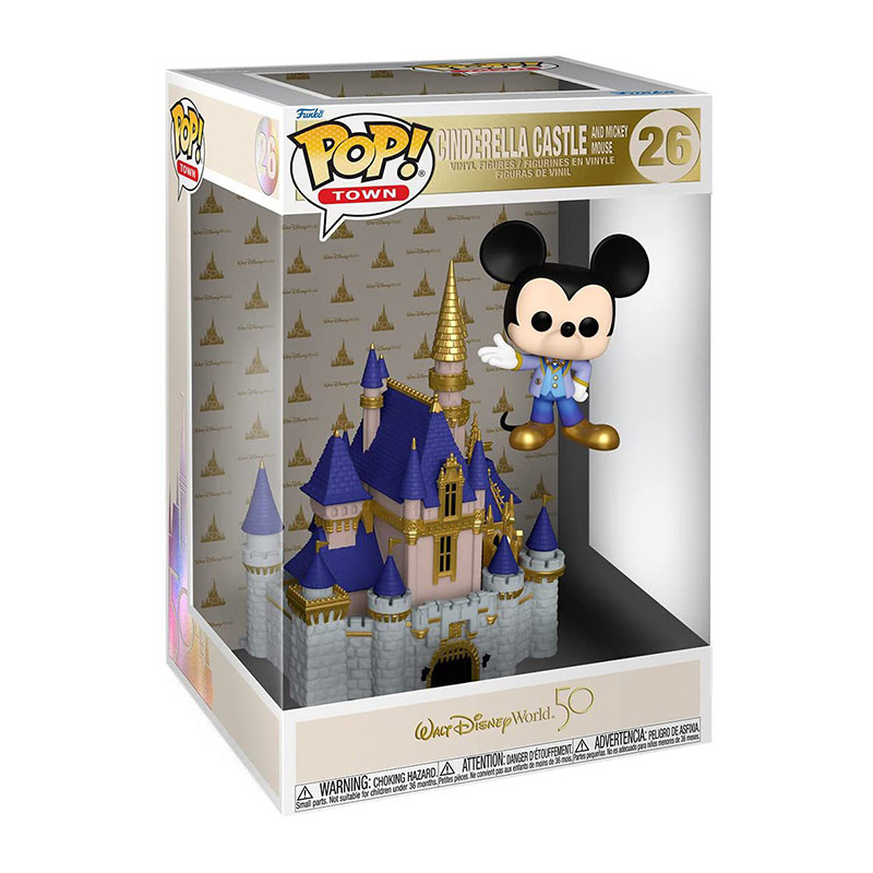 Pop! Disney - Château de Cendrillon et Mickey