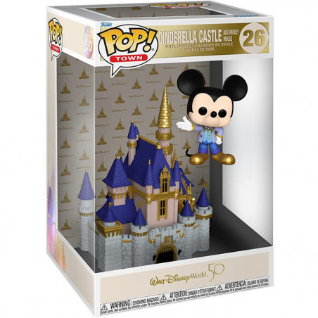 Pop! Disney - Château de Cendrillon et Mickey