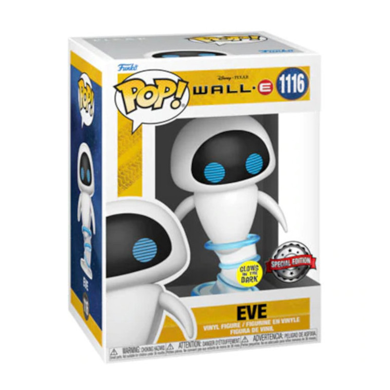 Figurine Pop Eve Glow in The Dark (Wall-E) - Officielle