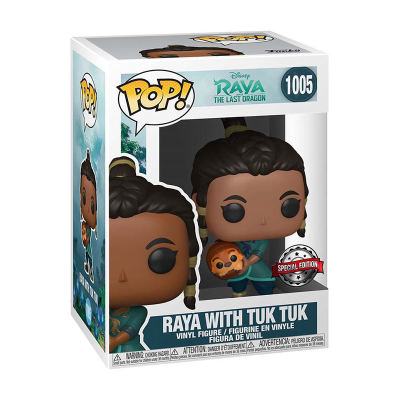 Figurine Pop Raya et Tuk Tuk (Raya et le Dernier Dragon) - #1005