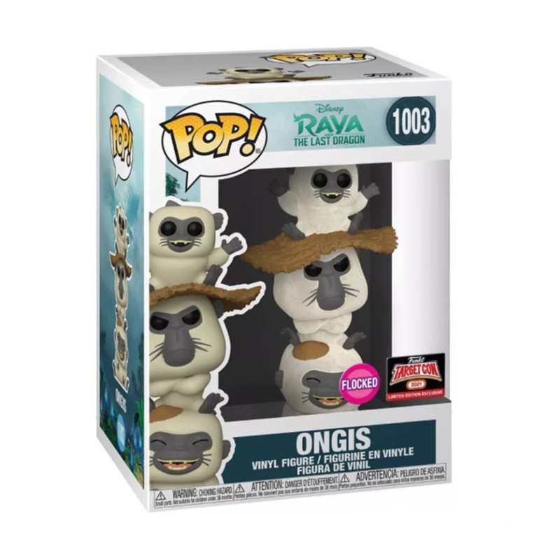 Figurine Pop Ongis flocked (Raya et le dernier dragon) - Edition limitée