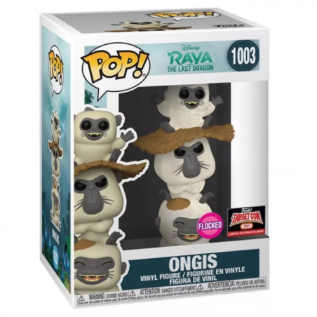 Figurine Pop Ongis flocked (Raya et le dernier dragon) - Edition limitée