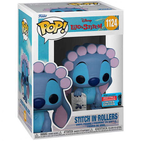 Figurine Pop Stitch in rollers (Lilo & Stitch) #1124