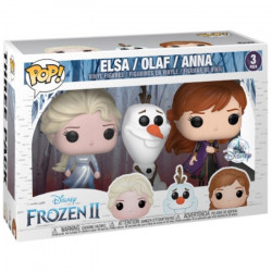 Pack Figurines Pop Elsa, Anna et Olaf (Frozen 2) - Disney Store