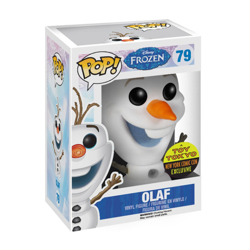 Figurine Pop Olaf Floquée (La Reine des Neiges) - Livraison rapide