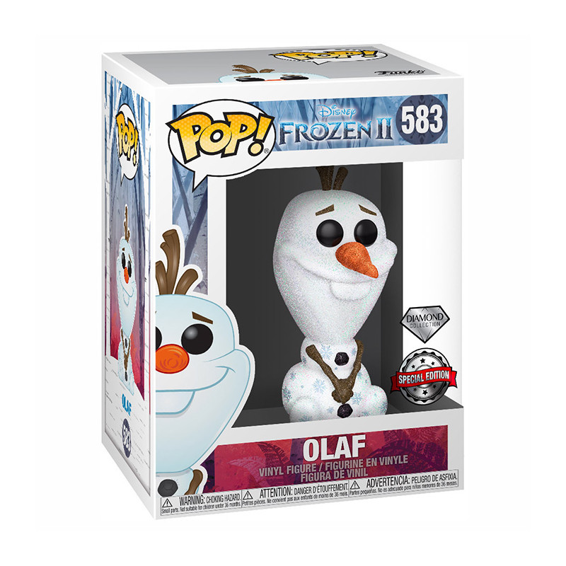 Figurine Pop Olaf Diamond (La Reine des Neiges 2) - Edition Limitée