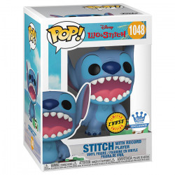 Figurine Pop Stitch avec platine vinyle - Lilo & Stitch #1048