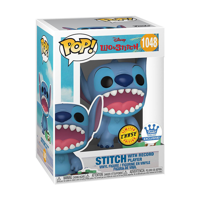 Figurine Pop Stitch avec platine vinyle - Lilo & Stitch #1048