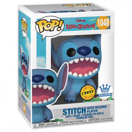 Figurine Pop Stitch avec platine vinyle - Lilo & Stitch #1048