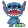 Figurine Pop Stitch avec platine vinyle - Lilo & Stitch #1048