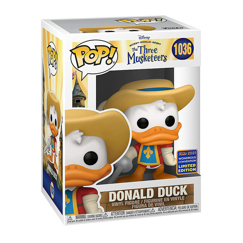 Figurine Pop! Donald Mousquetaire (Les Trois Mousquetaires) #1036