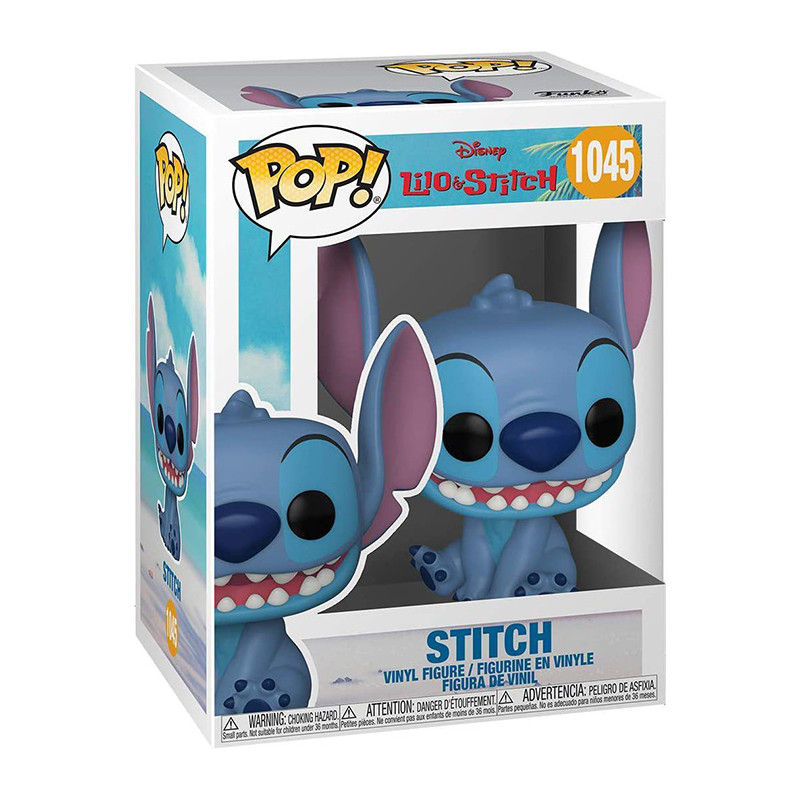 Figurine Pop Stitch assis souriant (Lilo & Stitch) #1045