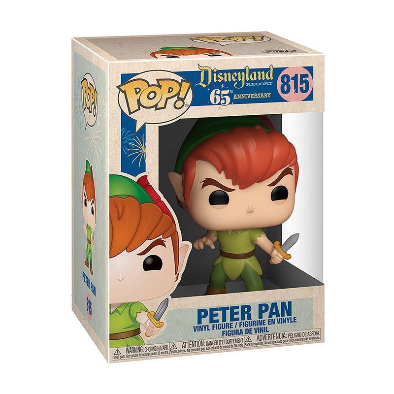 Figurine Pop Peter Pan Anniversaire Disneyland Resort - Édition limitée