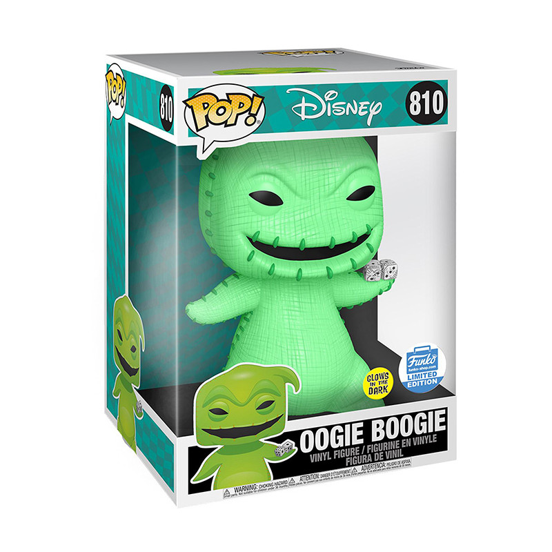 Figurine Pop! Oogie Boogie Supersized Glow in the Dark - L'Étrange Noël de Monsieur Jack