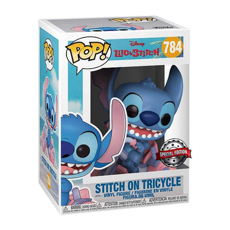 Figurine Pop Stitch sur Tricycle (Lilo & Stitch) #784