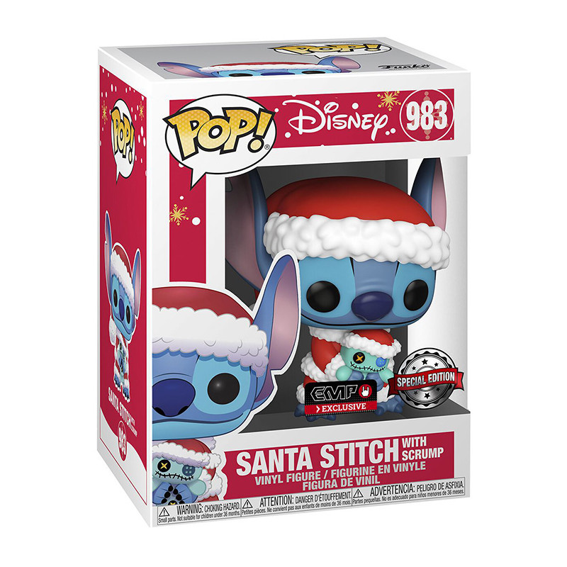 Figurine Pop Santa Stitch (Lilo & Stitch) #983