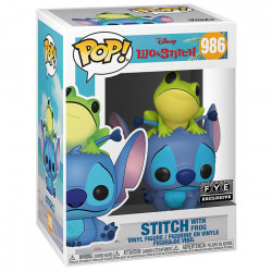 Figurine Pop Stitch avec grenouille (Lilo & Stitch) #986