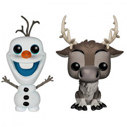 Figurine Pop Olaf & Sven (Olaf's Frozen Adventure) - Funko