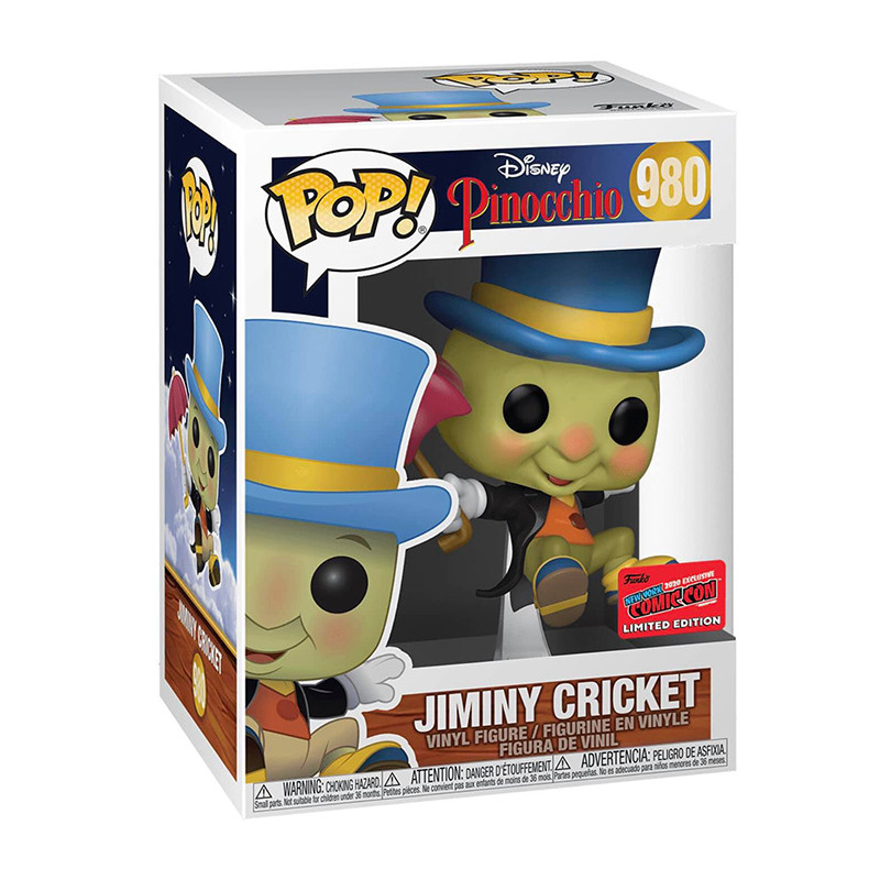 Figurine Pop Jiminy Cricket (Pinocchio) #980 - Livraison rapide