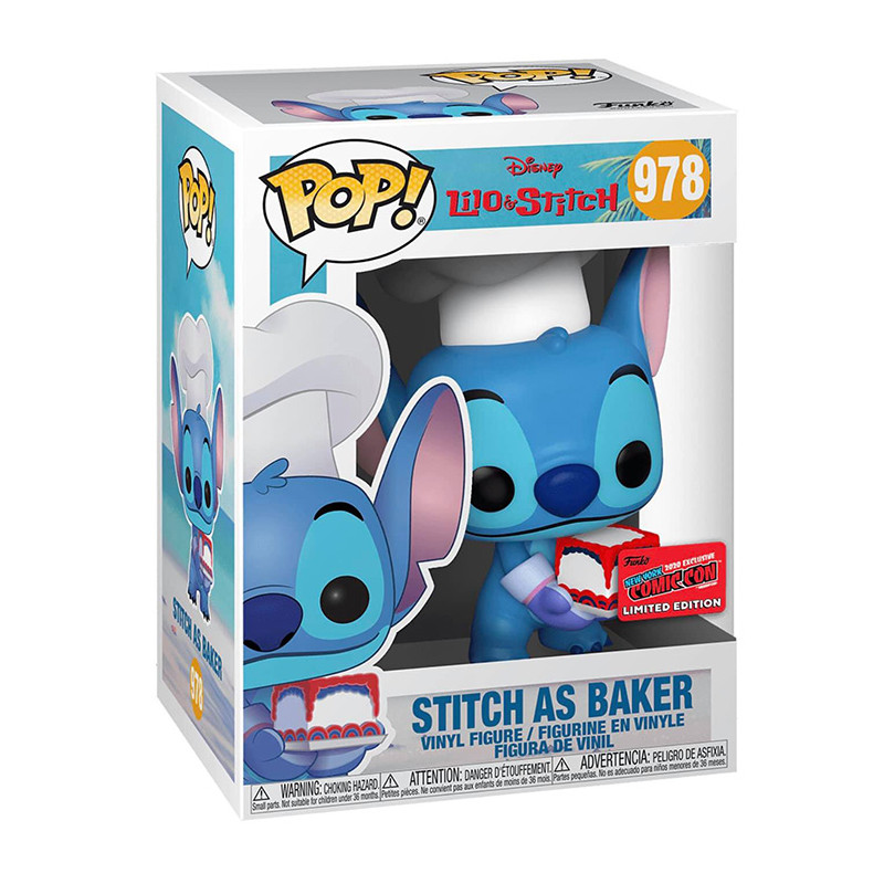 Figurine Pop Stitch Baker (Lilo & Stitch) #978 - Edition Limitée